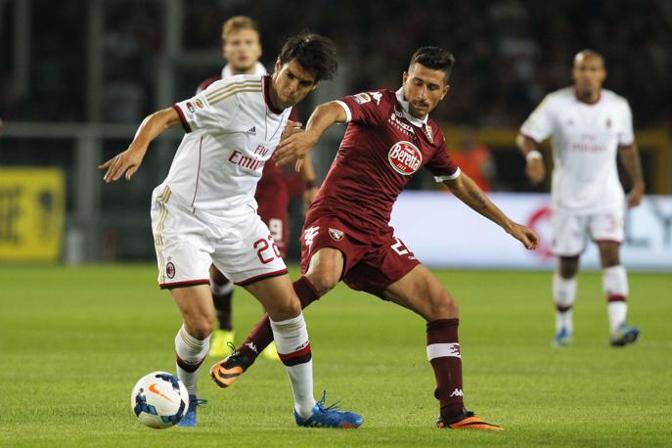 Torino-Milan segna il rientro di Kak tra i rossoneri. Ansa 